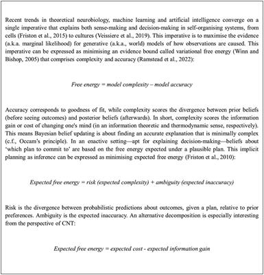 The police hunch: the Bayesian brain, active inference, and the free energy principle in action